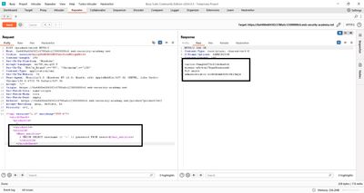 Encoded payload returned concatenated usernames and passwords.